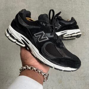 New Balance 2002R Black Gunmetal Grey White M2002RBK Sneakers 8.5